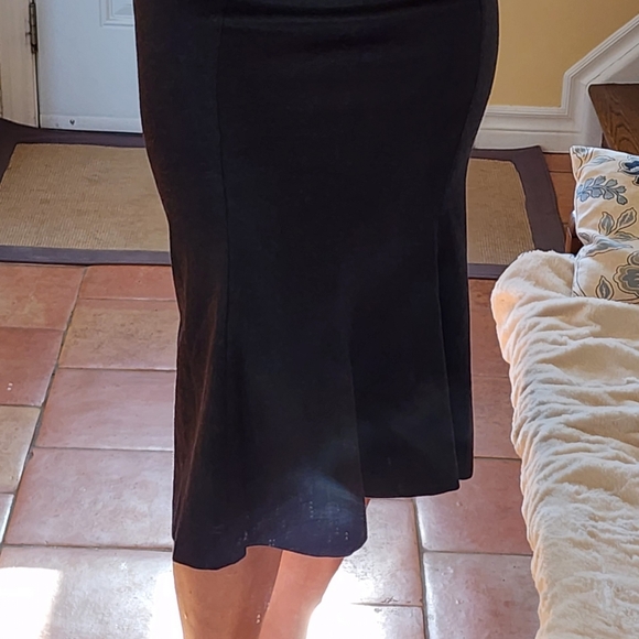 Escada charcoal gray Fluted-Hem Skirt - Picture 6 of 6